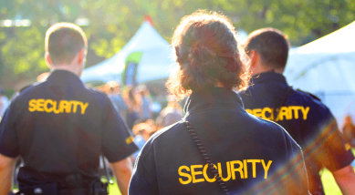 Los guardias de seguridad deben trabajar en equipo